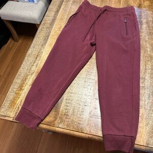 Old Navy Maroon Active Jogger Sweatpants